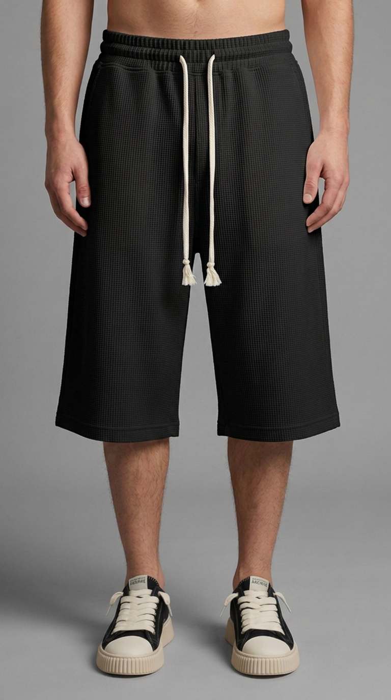 RMP OS Waffle Shorts-שחור