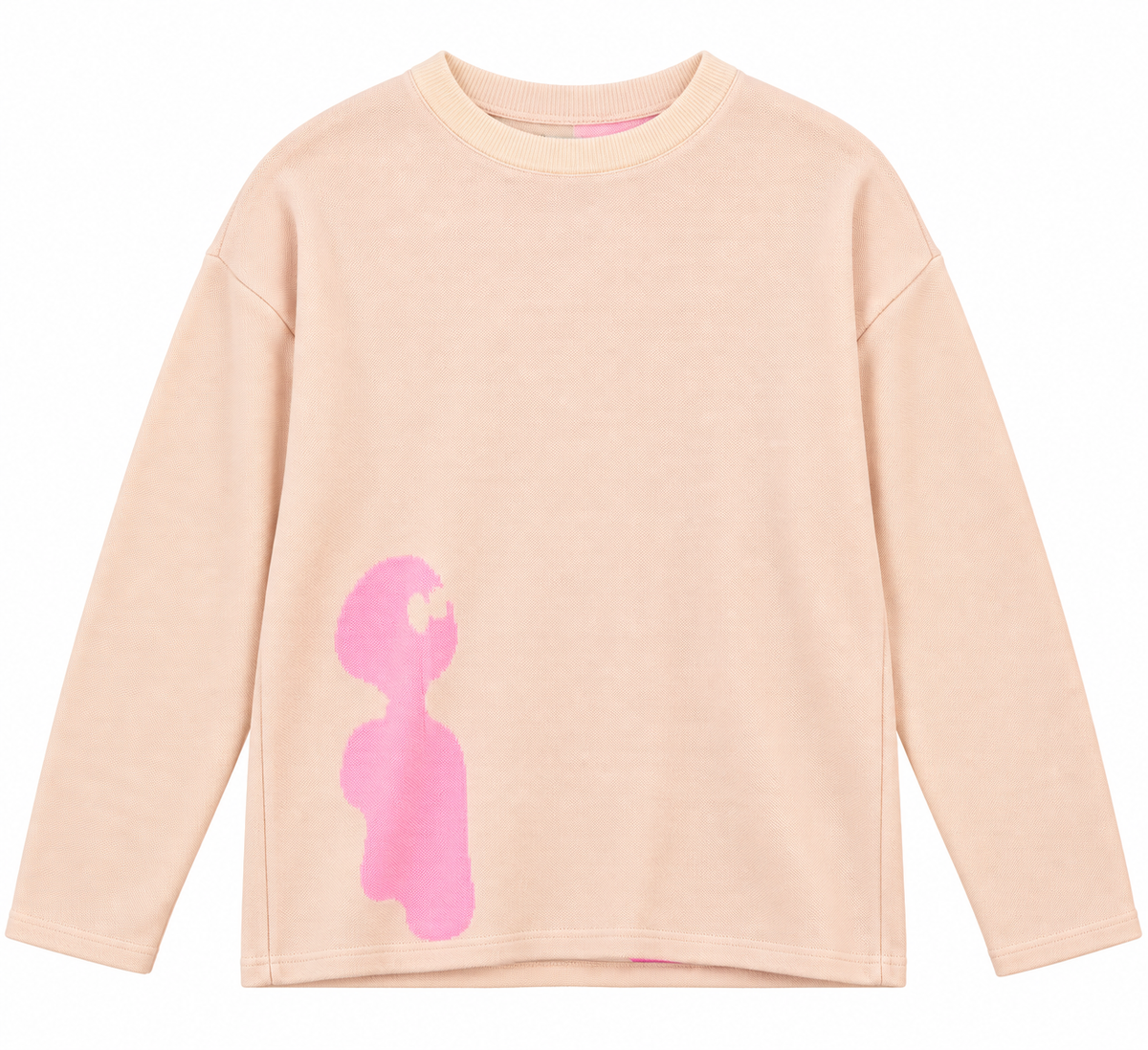 RMP icon knit-שמנת ורוד