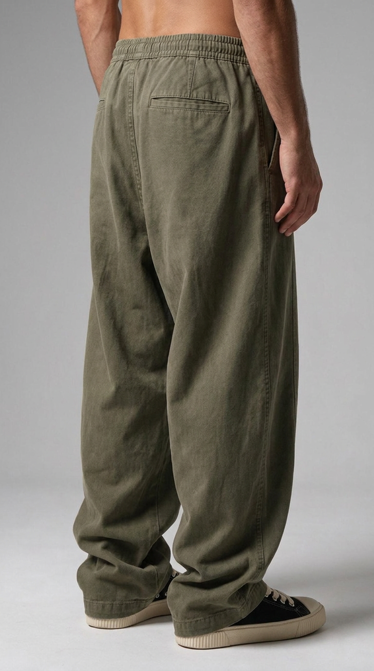 RMP Studio pants-ירוק זית