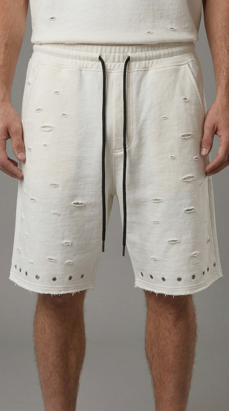 RMP NIT Pants-לבן