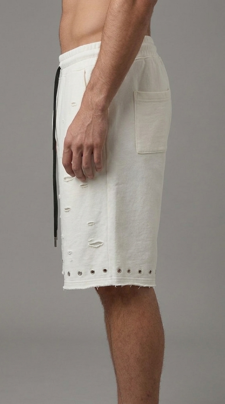 RMP NIT Pants-לבן