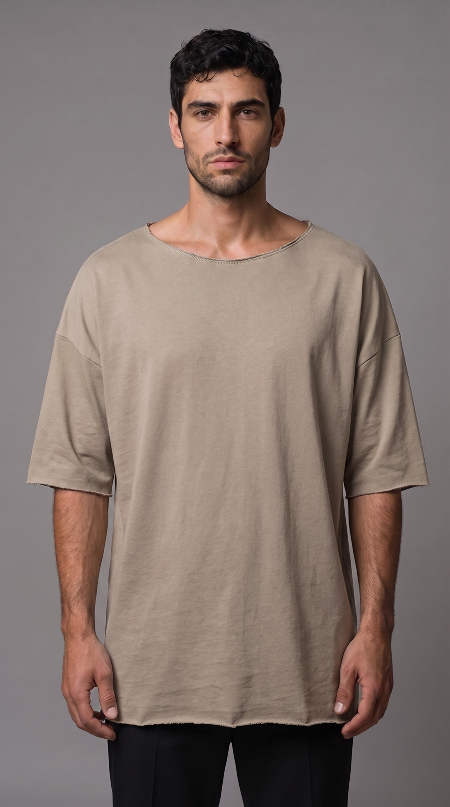 RMP Smooth Shirt-אבן