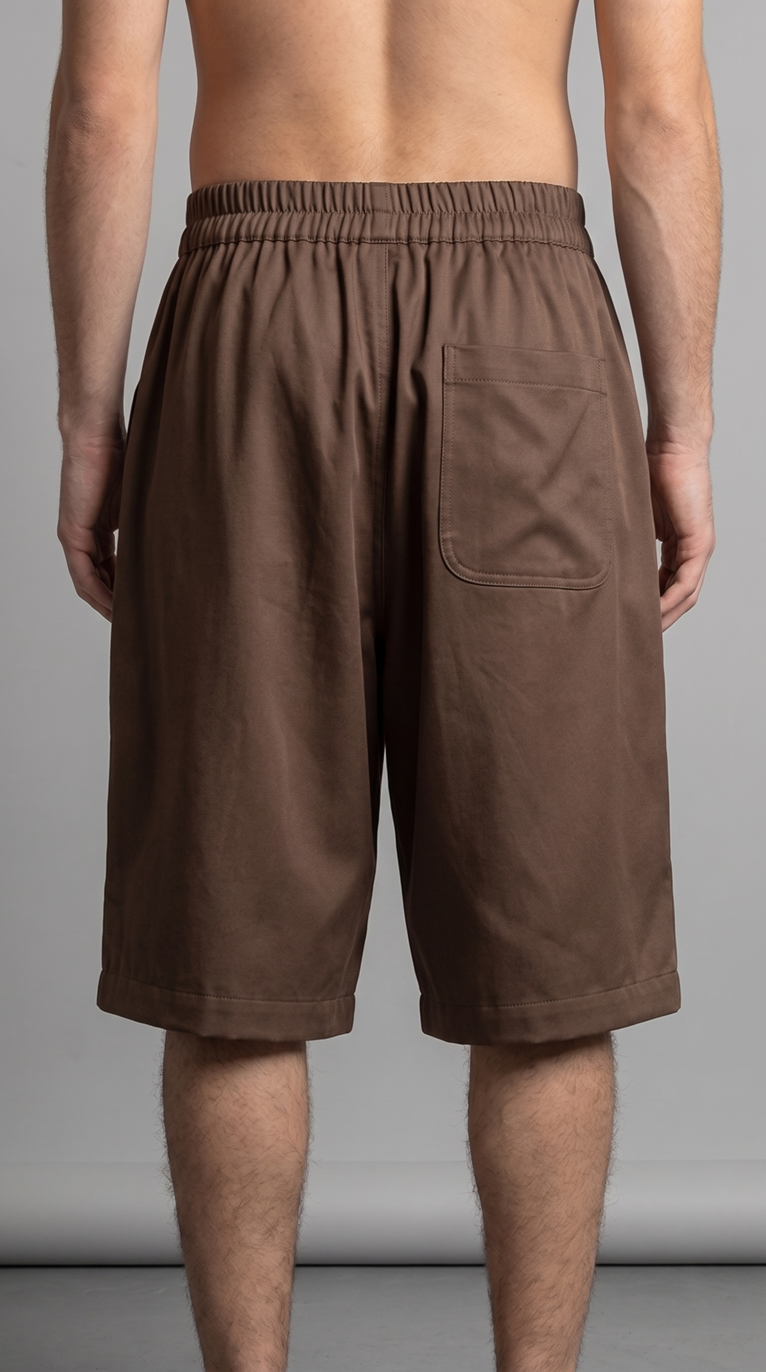 Capri Shorts-חום