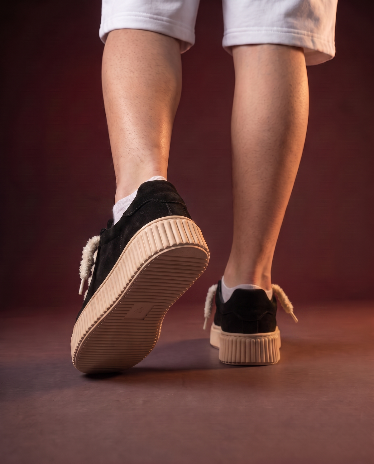 RMP SHOES 51-שחור זמש