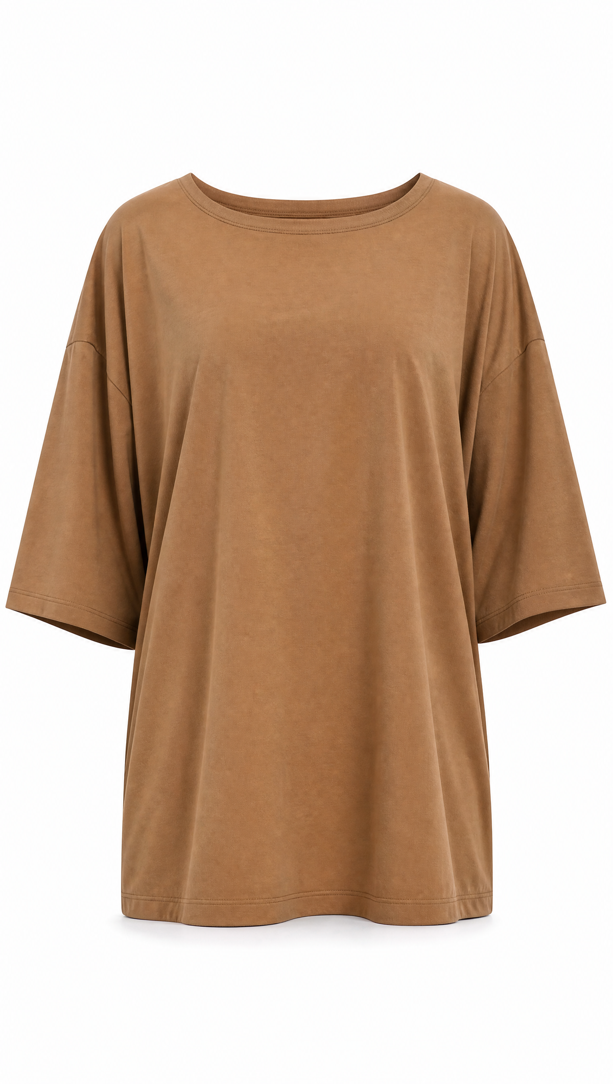 RMP VIBE TEE-חום מוקה