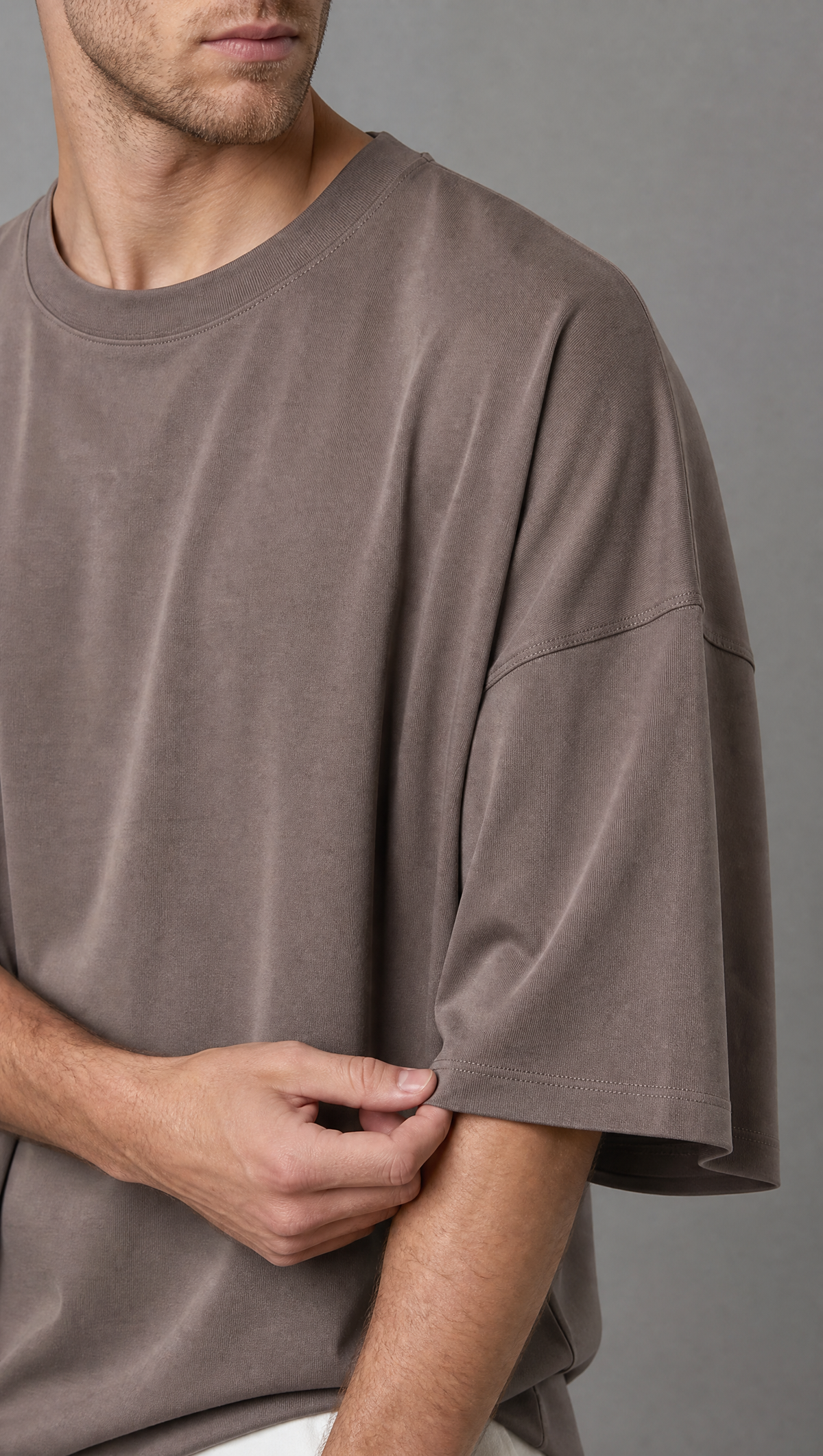 RMP Rib Model Shirt-חום כהה