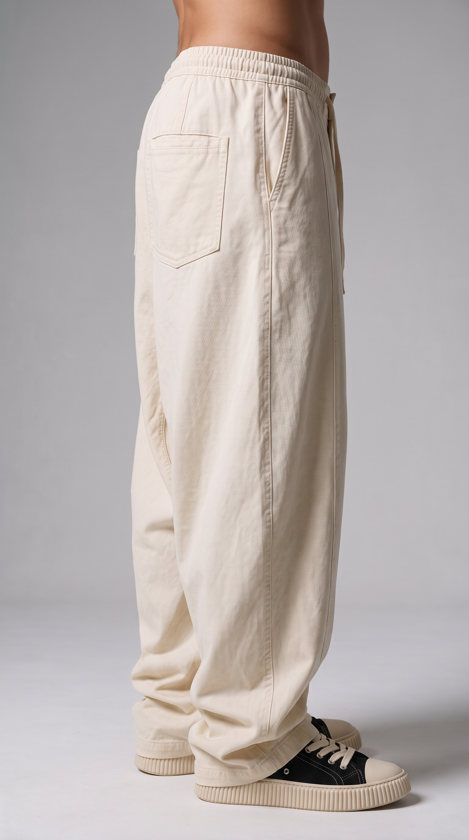 RMP Studio pants-שמנת