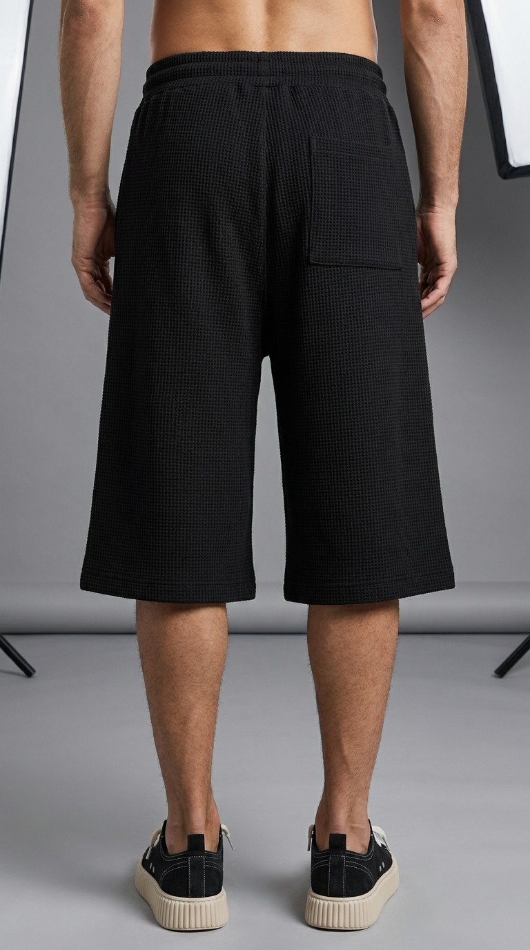 RMP OS Waffle Shorts-שחור