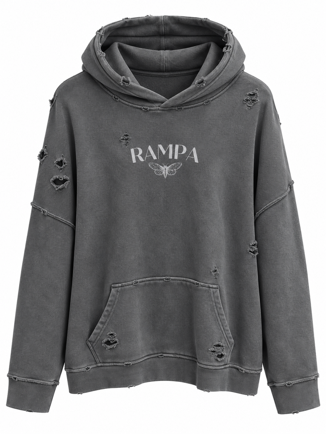 RMP woosh hoodie-שחור פחם