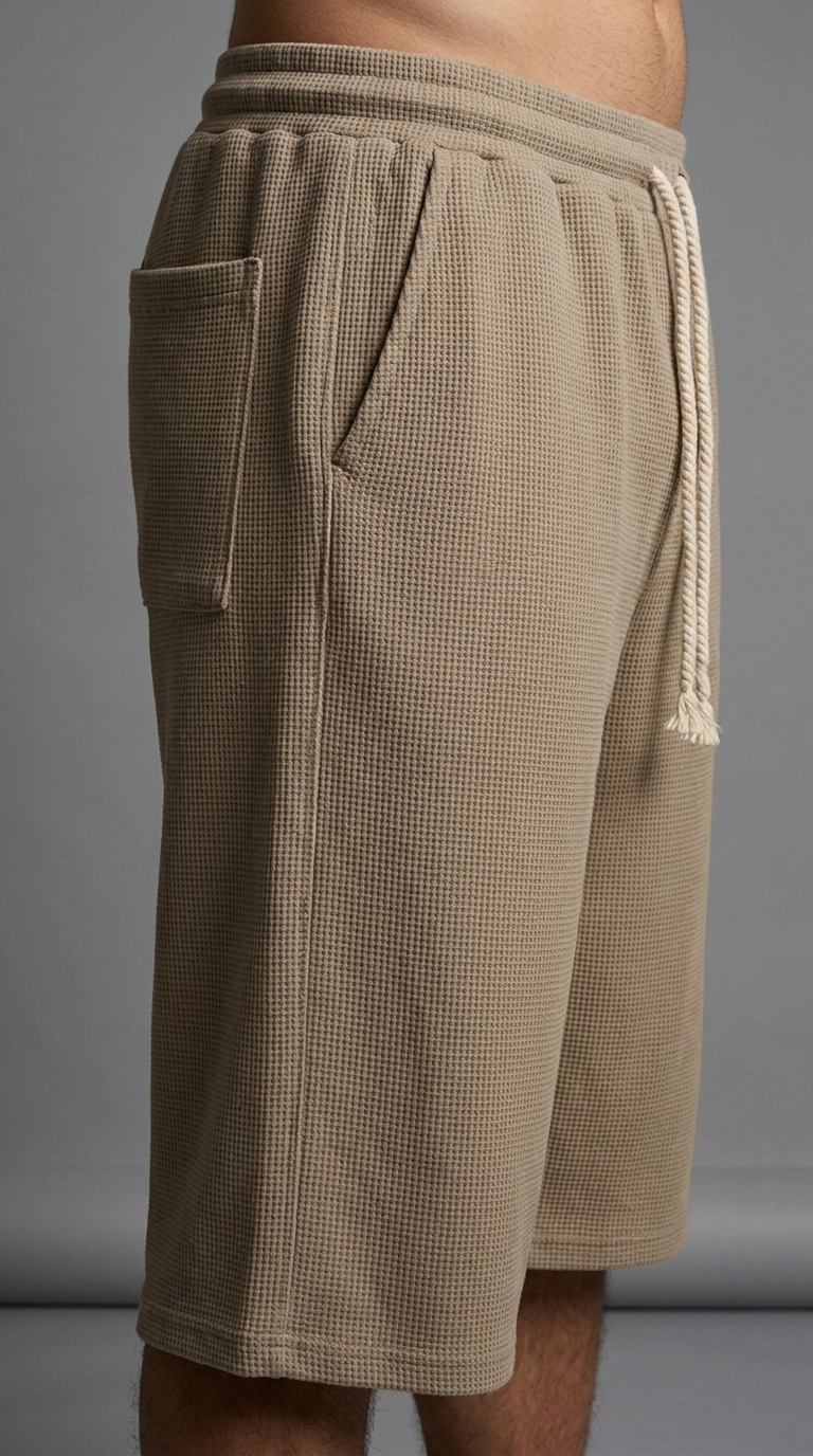 RMP OS Waffle Shorts-חאקי
