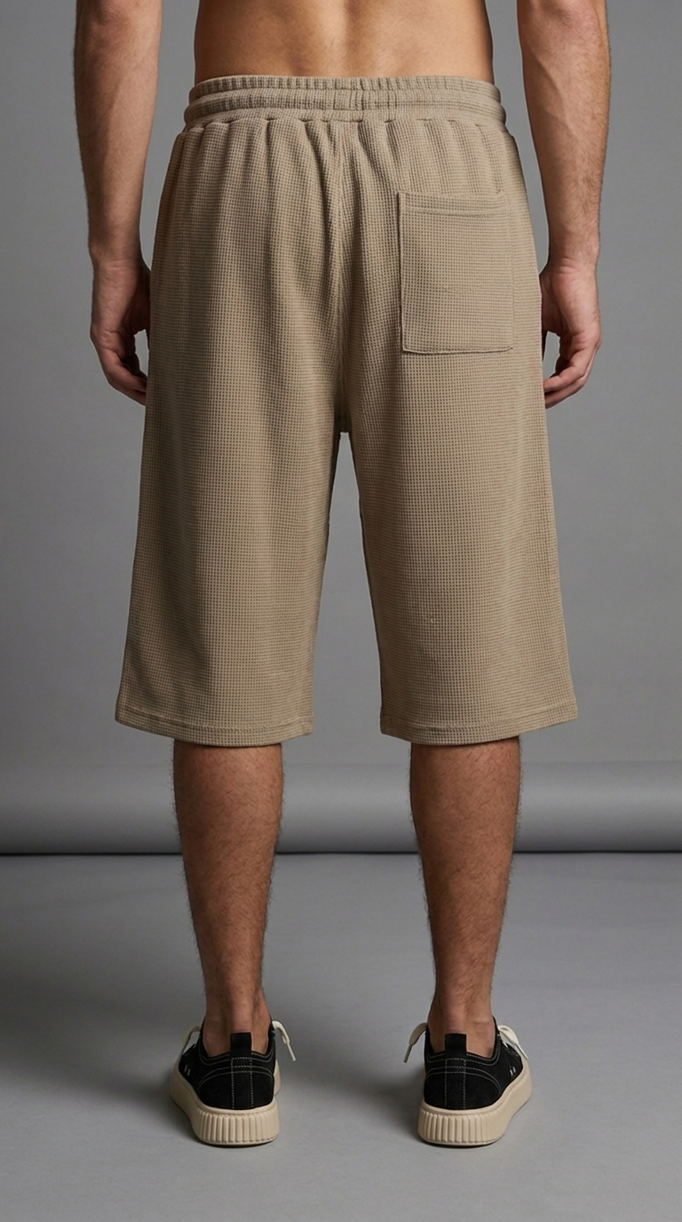 RMP OS Waffle Shorts-חאקי