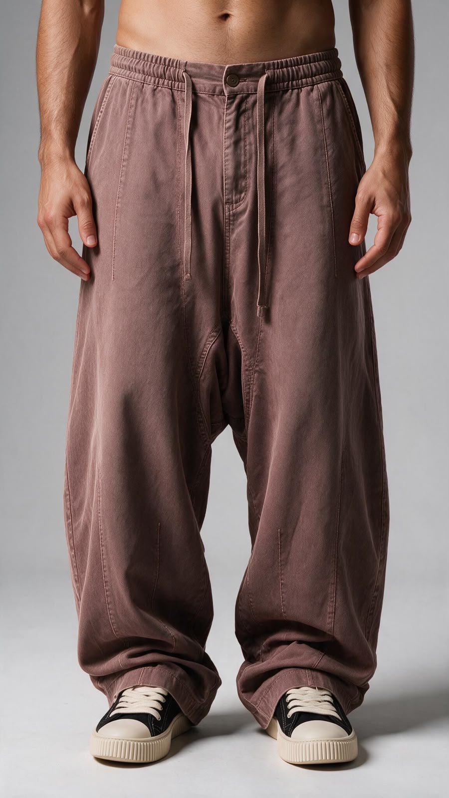 RMP Studio pants-חום בהיר