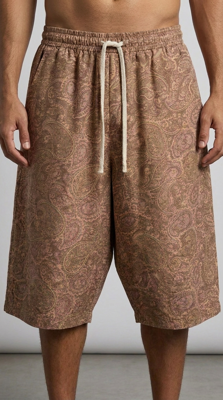 RMP Bandana Pants-חום