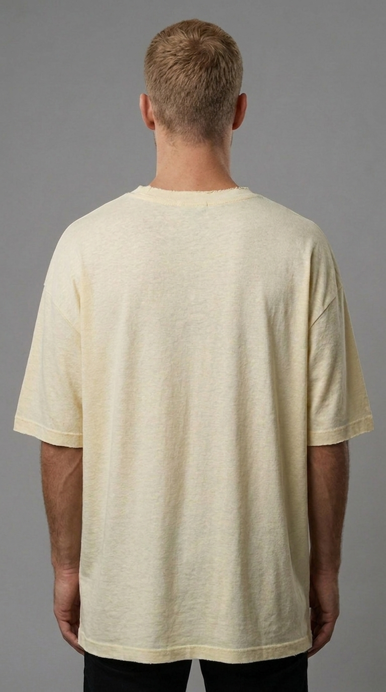 Freedom Tee-צהוב בהיר
