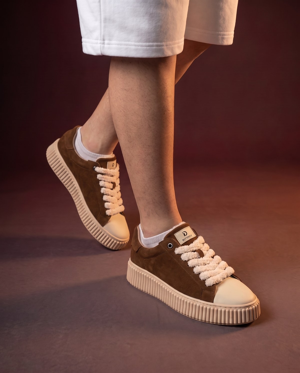 RMP SHOES 52-חום זמש