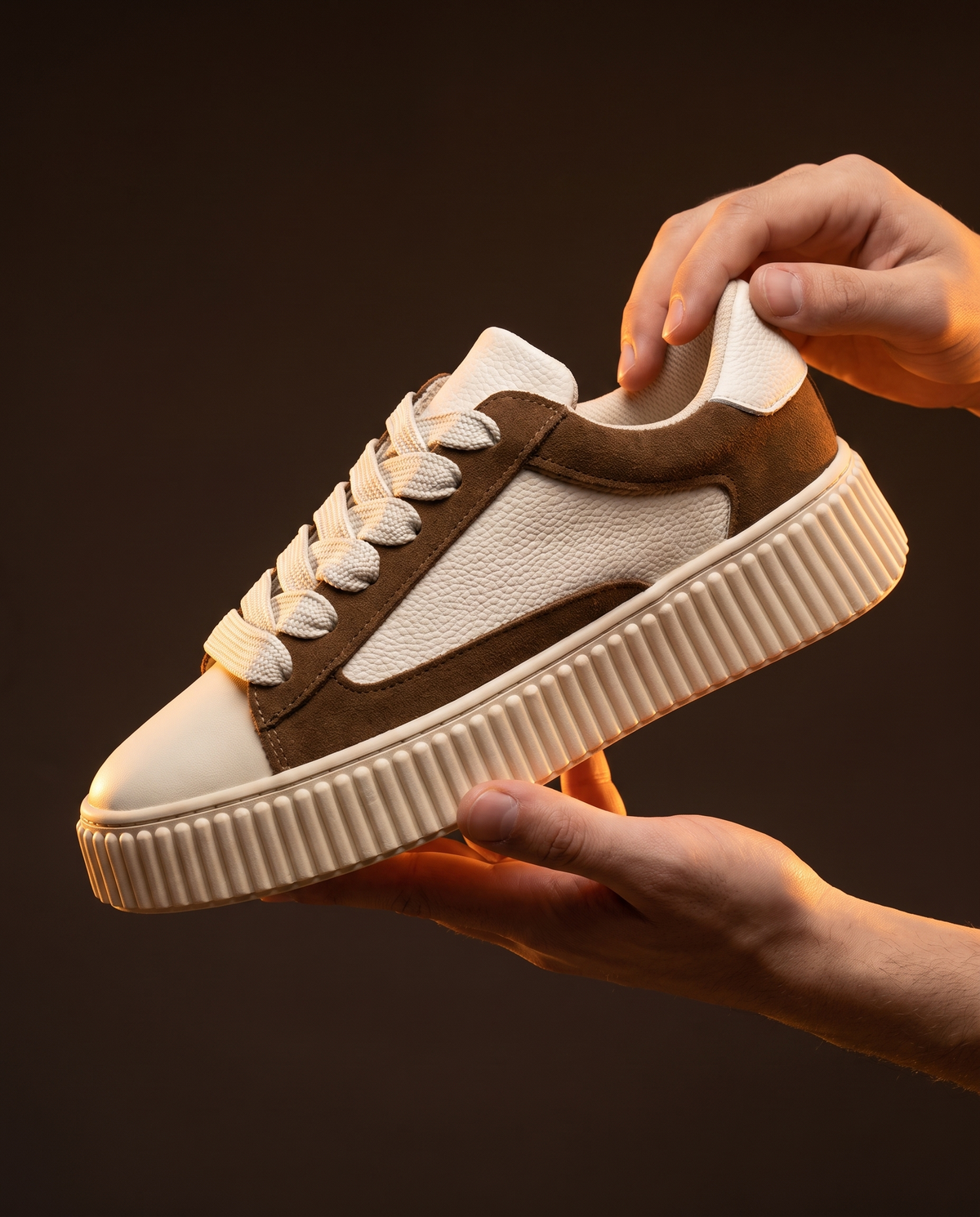 RMP SHOES 65-חום עור