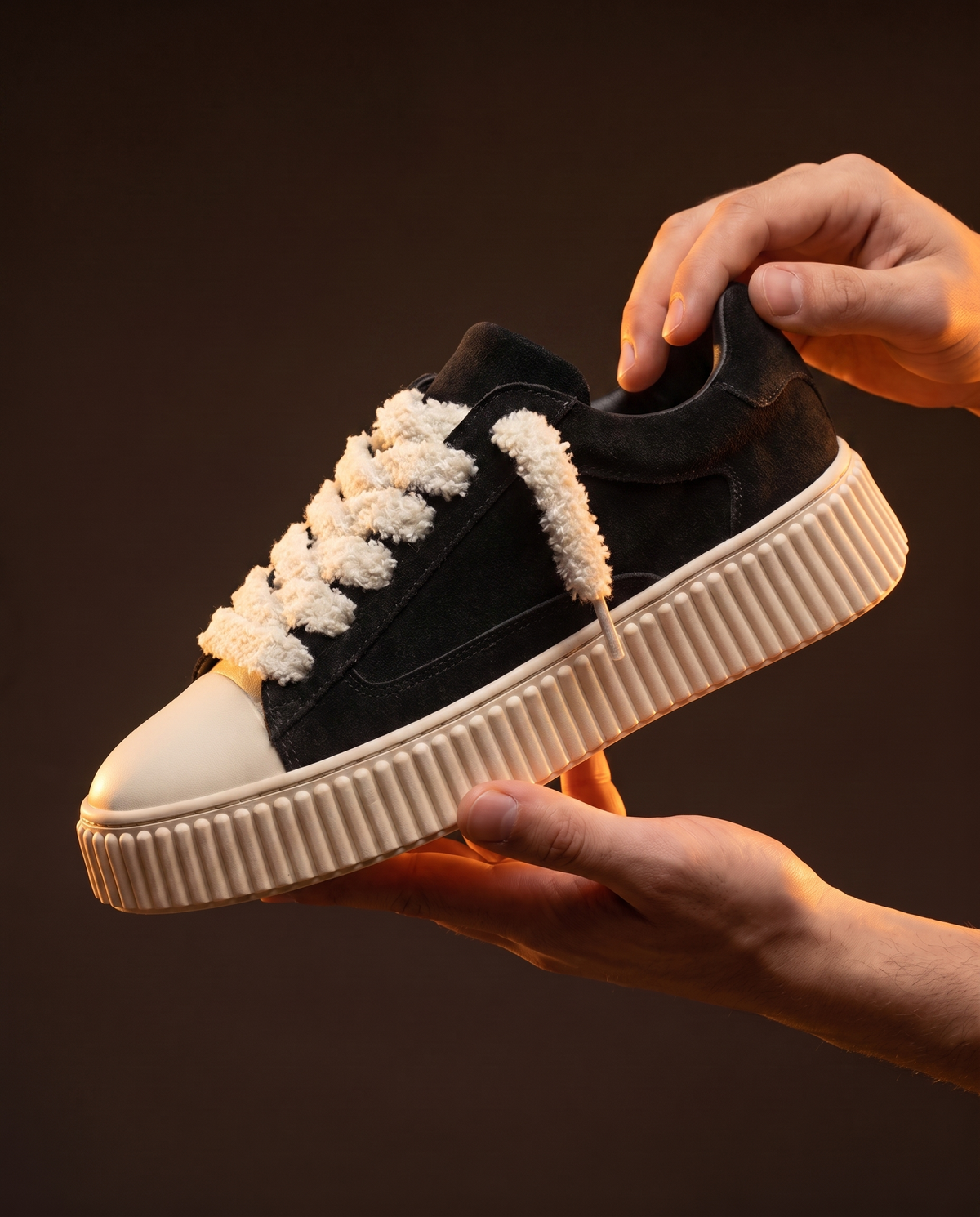 RMP SHOES 51-שחור זמש