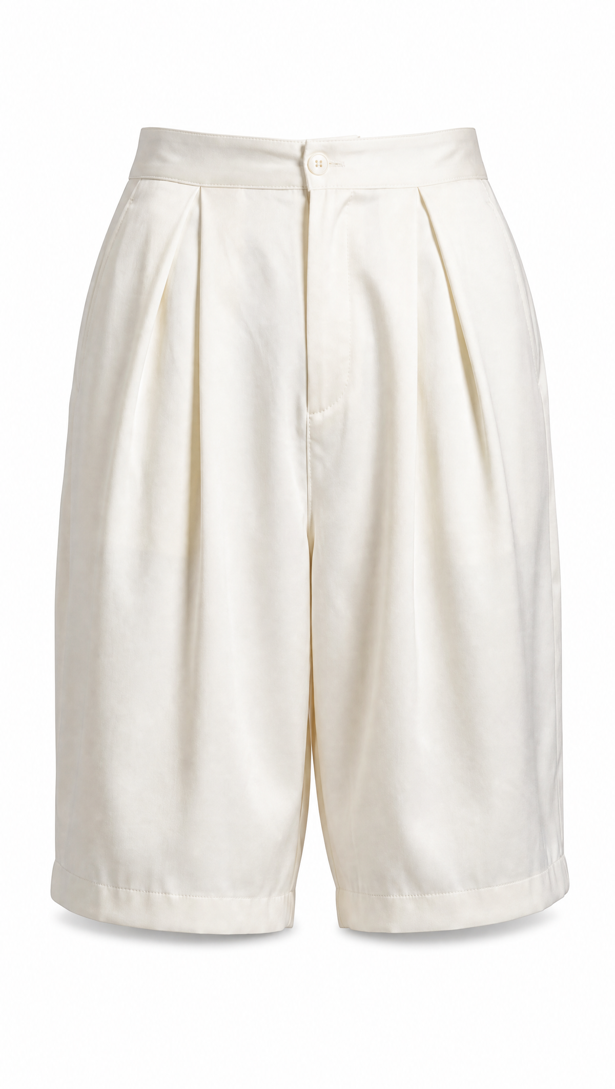 Capri Shorts-לבן