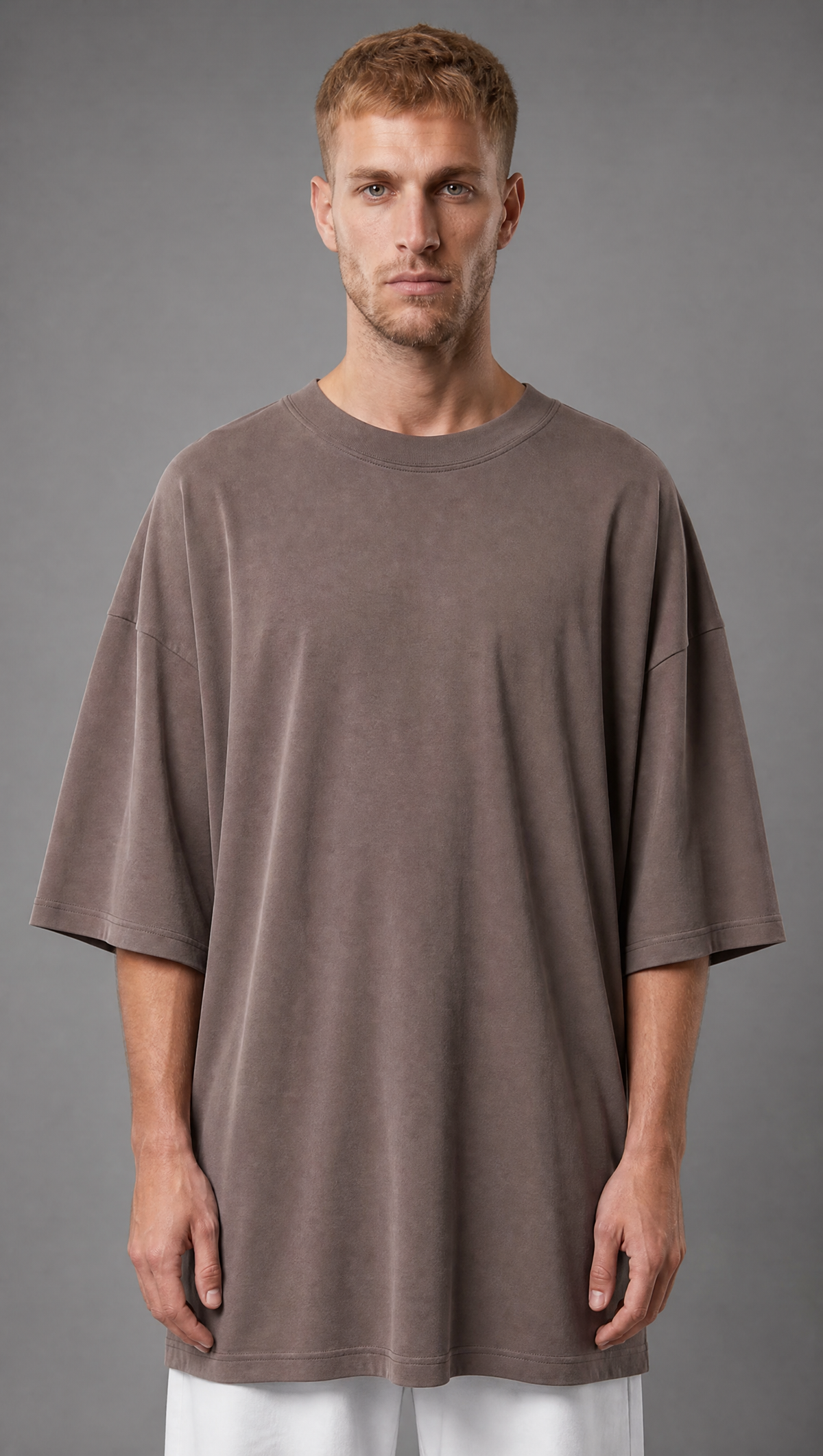 RMP Rib Model Shirt-חום כהה