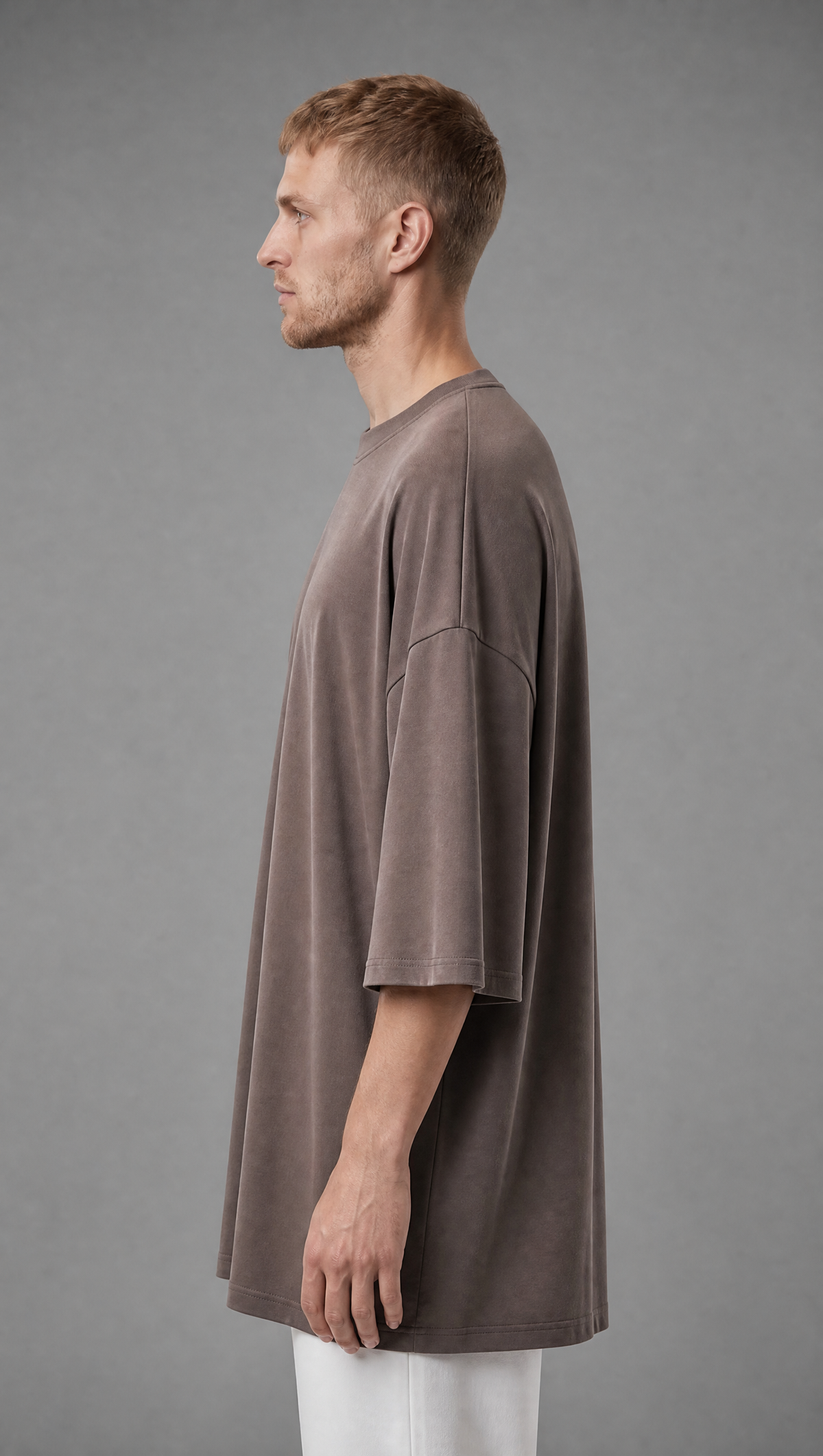 RMP Rib Model Shirt-חום כהה