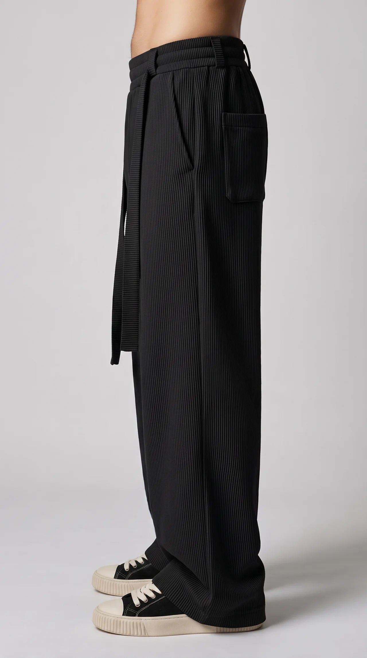 RMP Pleated Pants-שחור