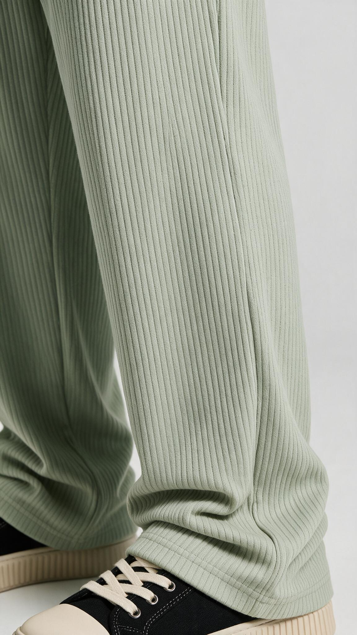RMP RIB pants-ירוק פיסטוק
