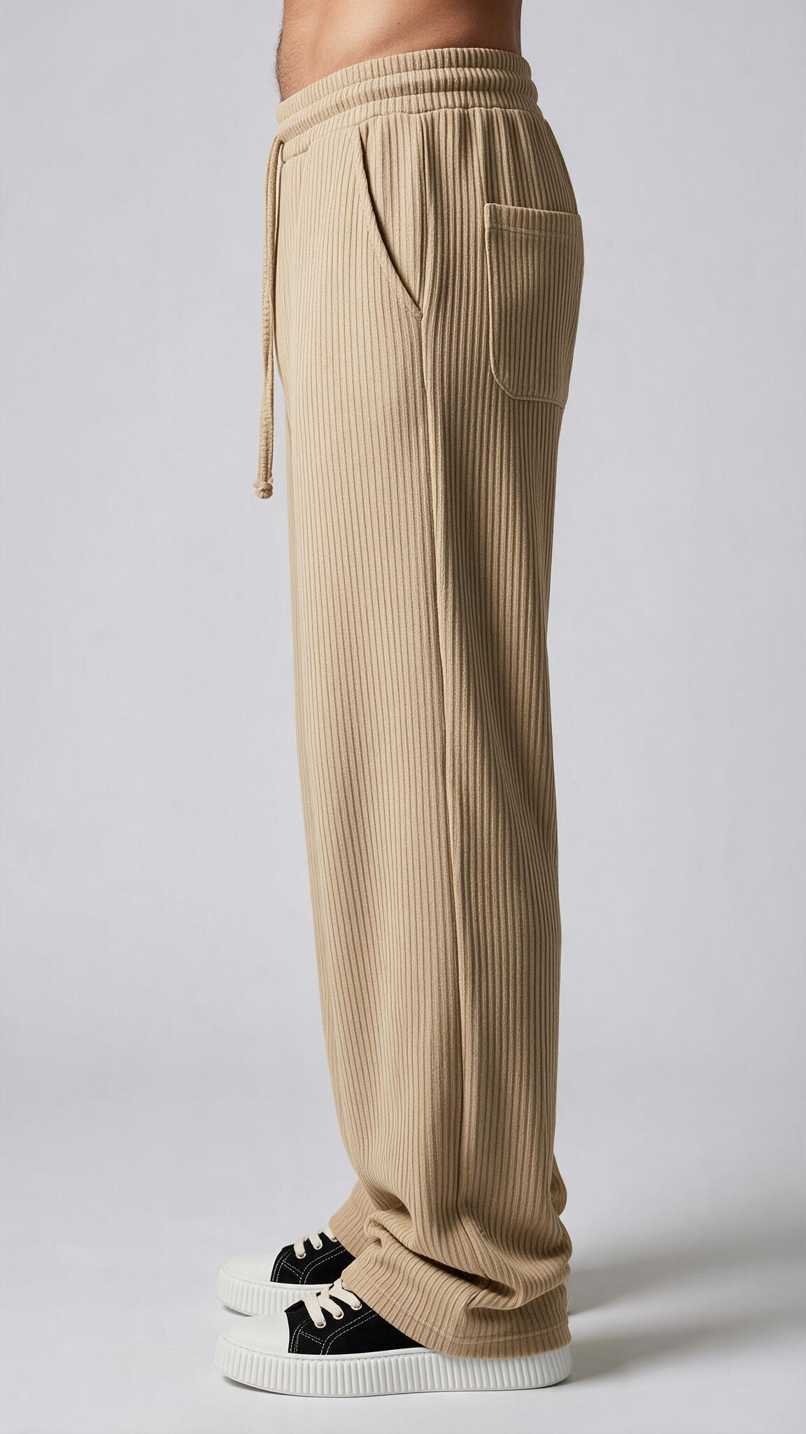 RMP RIB pants-בז' חול
