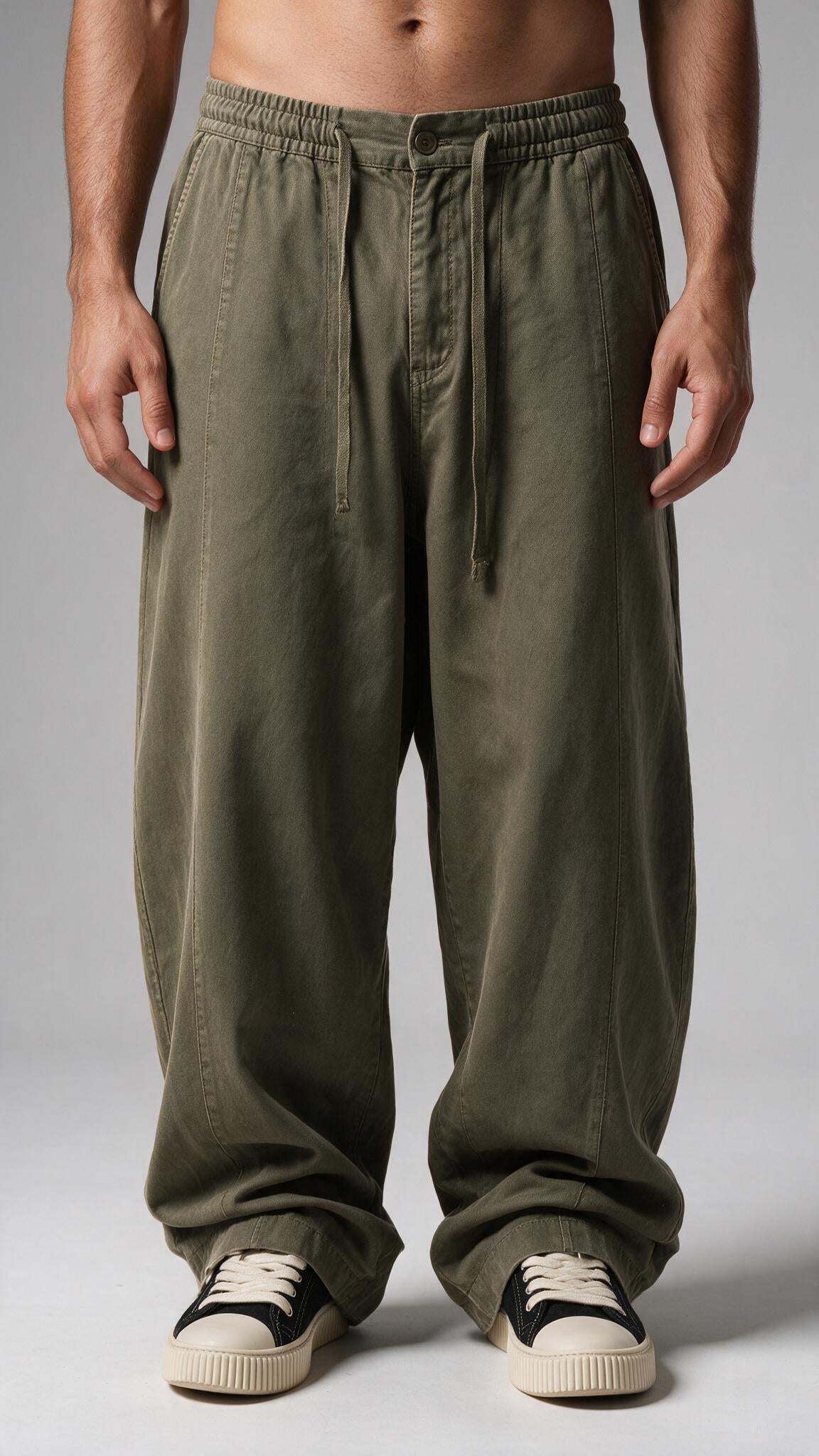 RMP Studio pants-ירוק זית