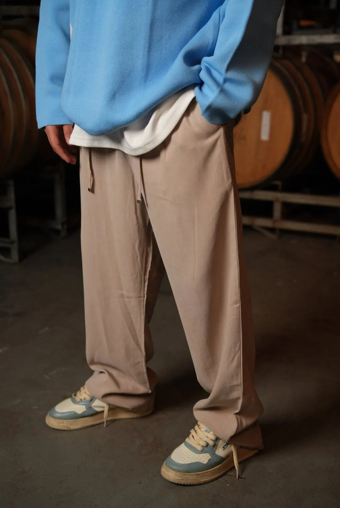 Relaxed Trousers-בז